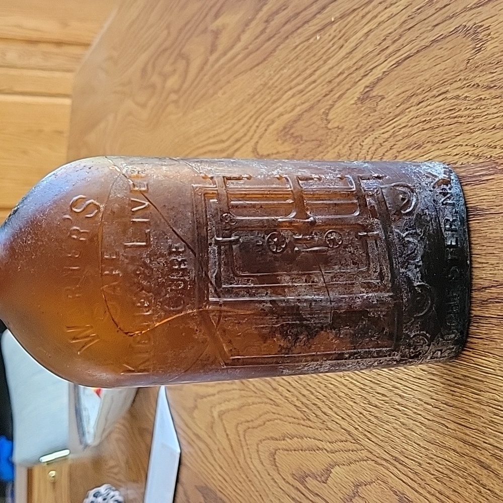 Vintage "Warners safe kidney and liver cure" bottle. Collectibles